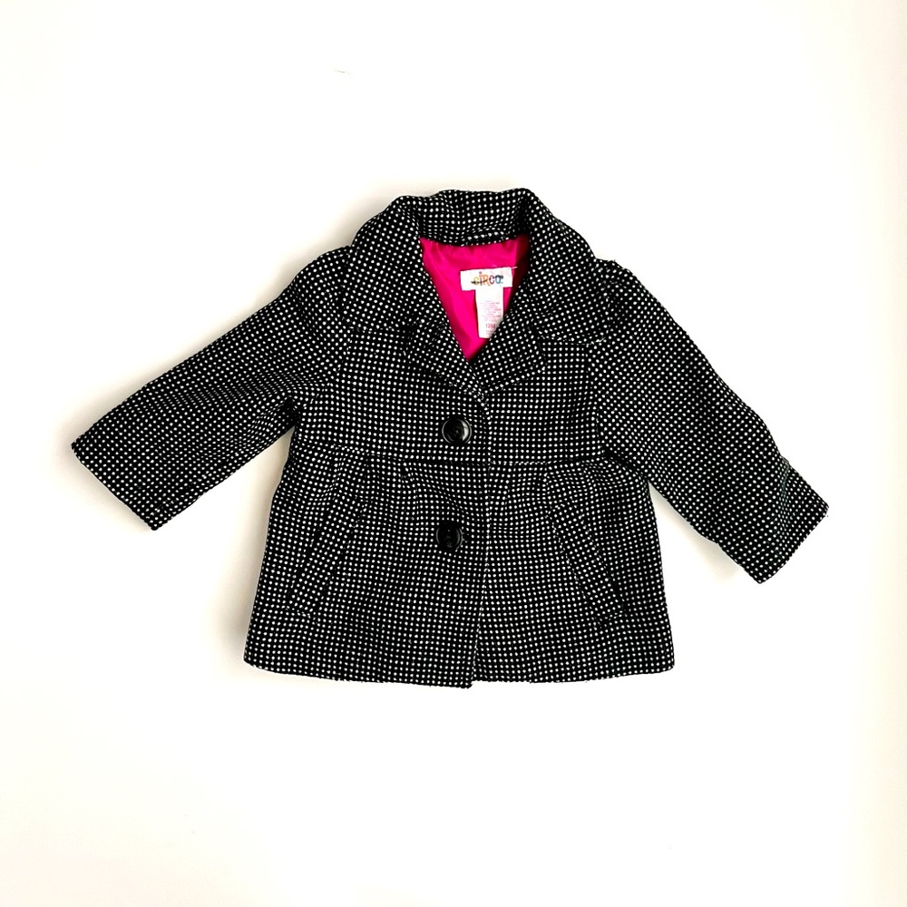 Circo Girls Mini Dot Print Coat Size 12 Months
